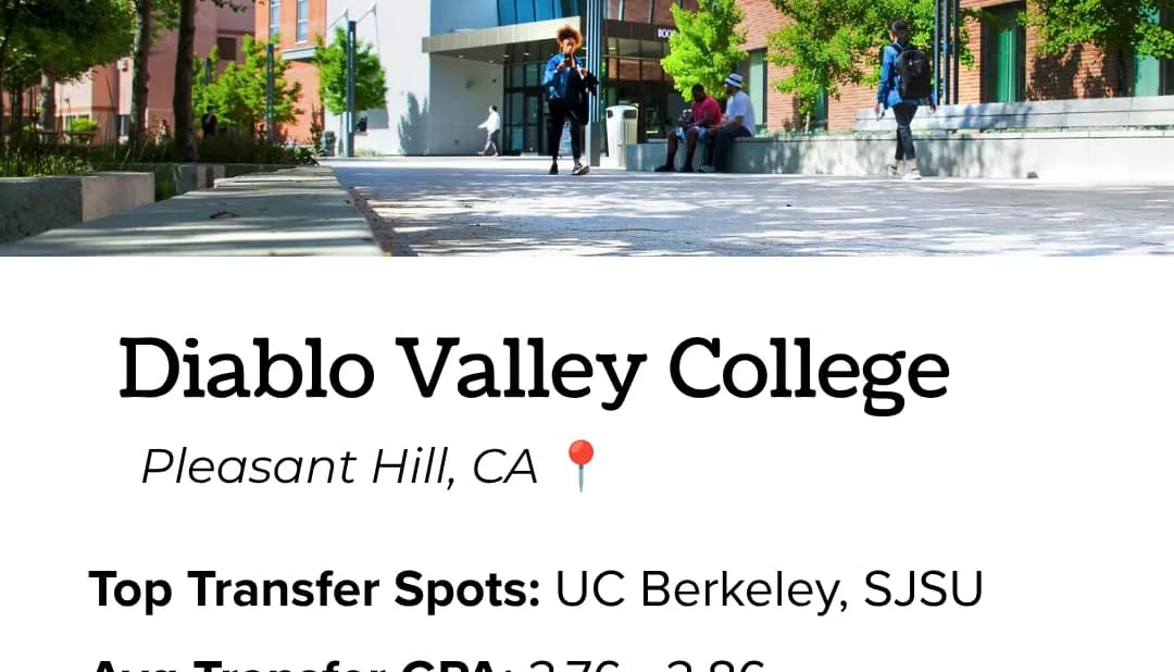 Students walking past the glass commons building at Diablo Valley College