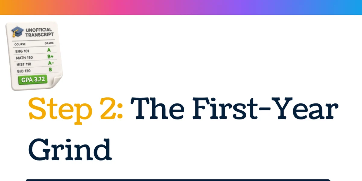 Step 2: the first-year grind