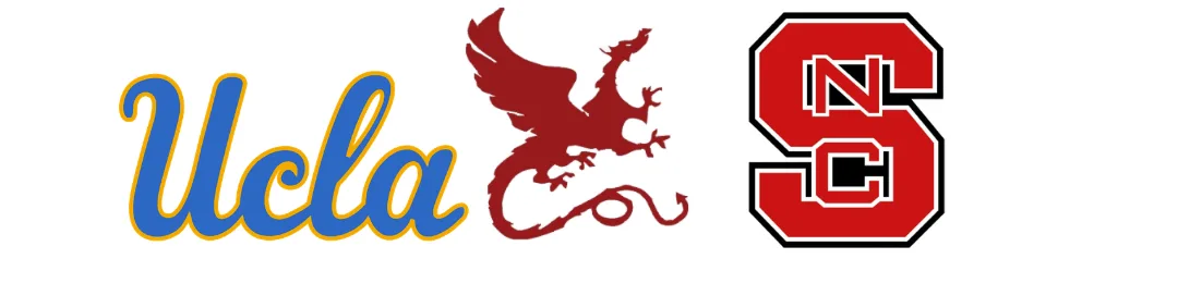 Logos of universities with strong statistics programs, including UCLA and NC State