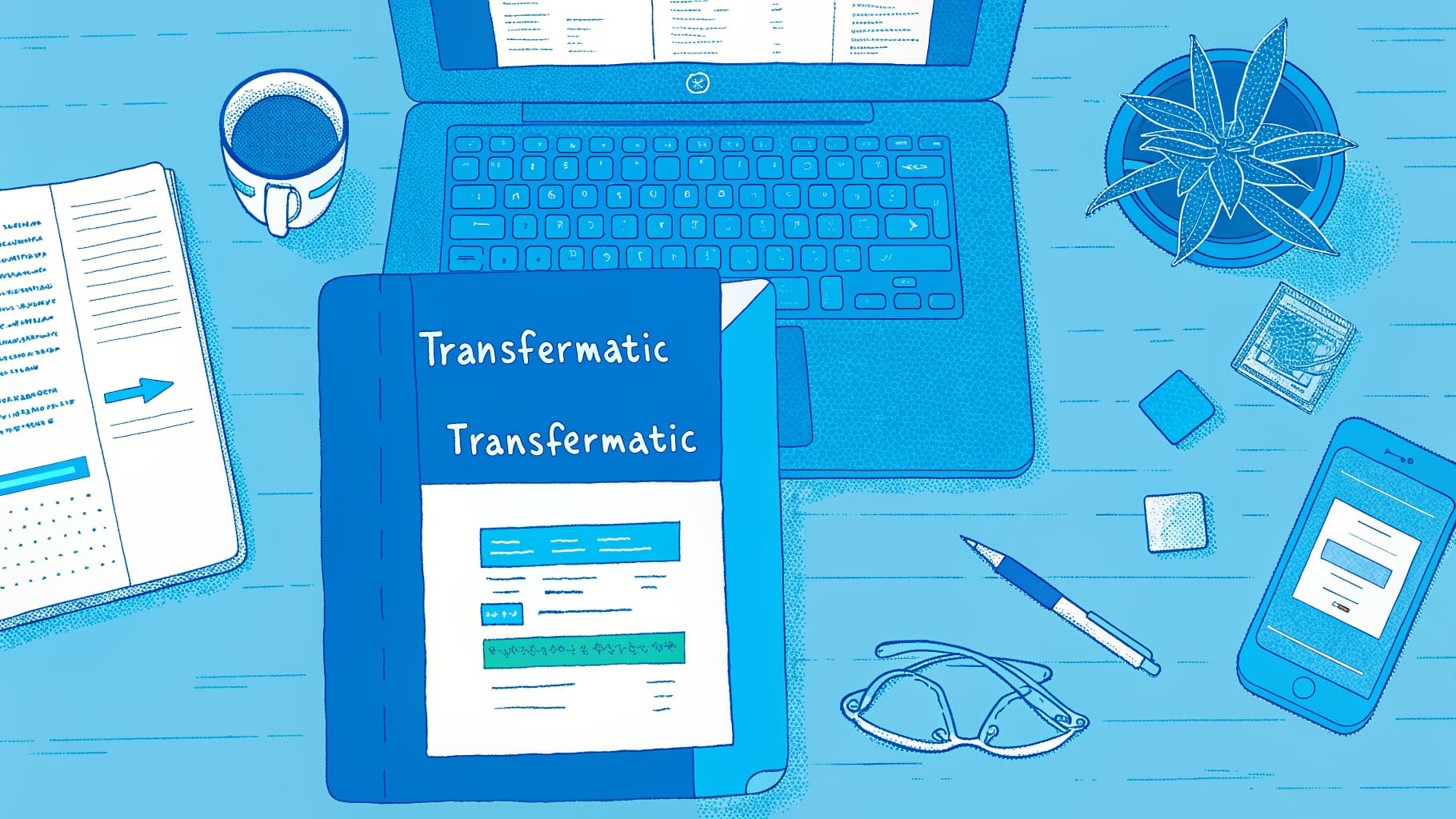Student desk overwhelmed with scattered transfer sources beside one clear unified transfer plan